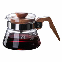 Epinox Kahve Sürahisi, Ahşap Saplı, 400 ml, VCWN 40 - Thumbnail