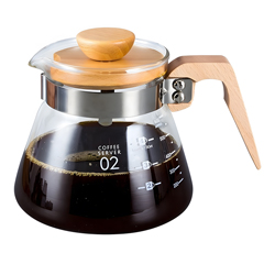 Epinox Kahve Sürahisi, Ahşap Saplı, 400 ml, VCWN 40 - 1