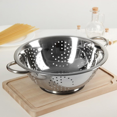 Epinox Makarna Süzgeci Çelik, 34 Cm, MS-34 - 2