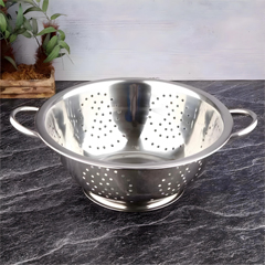 Epinox Makarna Süzgeci Çelik, 34 Cm, MS-34 - 4