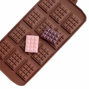 Epinox Mini Tablet Çikolata Kalıbı, Silikon, Mnt 12 - Thumbnail