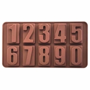 Epinox Numbers Chocolate Mold, Silicone, Rkm 10 - 1