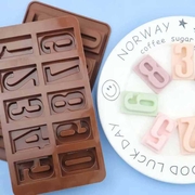 Epinox Numbers Chocolate Mold, Silicone, Rkm 10 - 4