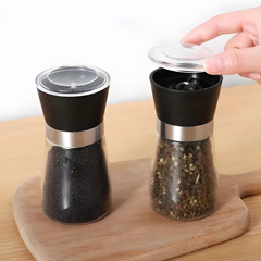 Epinox Salt and Pepper Grinder, Glass Container, 13 Cm, CSS-13 - 3