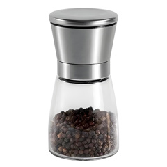 Epinox Salt Pepper Shaker, Steel Lid, Glass Container, 13 Cm, CSM-130 - 1