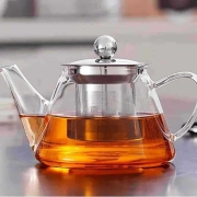 Epinox VD-500M Çelik Süzgeçli Cam Demlik, V Model, 500 ml - 6