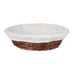 Epinox Woven Fabric Round Basket, 24 Cm, Esy-24R - Epinox