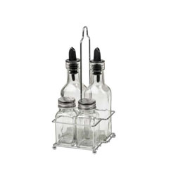 Epinox Yasemin 2 Oil Bottle 200 ml and 2 Salt Shaker Set, Yst 04 - Epinox