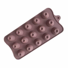 Epinox Yuvarlak Çikolata Kalıbı, Silikon, Dolgulu, 18,5x14,5x1,5 Cm, Dly 18 - Epinox Pastry