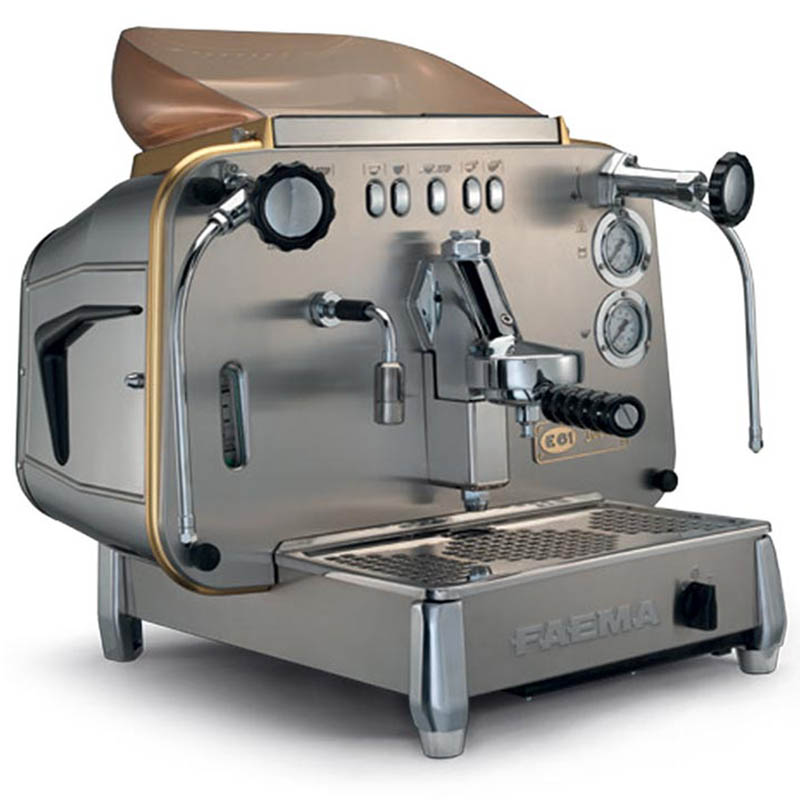 Faema E61 A1 Jubile White&Wood Otomatik Espresso Kahve Makinesi, Tek Gruplu