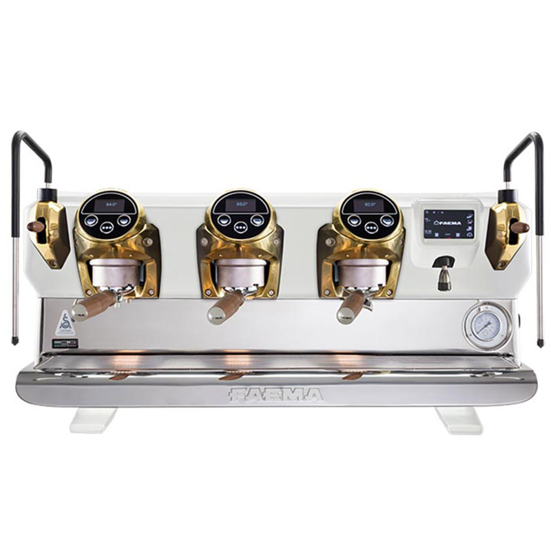 Faema E71 E A3 White&Gold Otomatik Espresso Kahve Makinesi, 3 Gruplu , E71 E A/3 White&Gold