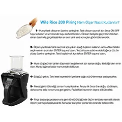 Farmcomp Wile Rice 200 Pirinç Rutubet Ölçer - 5