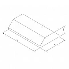 Filterless Medium Type Hood, 600x150 cm - Öztiryakiler