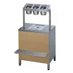 Flatware Unit Set, With Stand, Wood Covered, 100x70 cm - Öztiryakiler