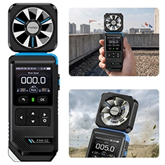 FNIRSI FAM-02 Rüzgar Hızı, Sıcaklık ve Nem Ölçer, Anemometre - Fnirsi (1)