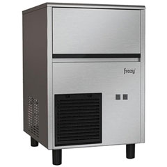 Frozy FR40 LSI Küp Buz Makinesi, 40 kg/gün Kapasiteli, 16 kg Saklama Hazneli - Frozy