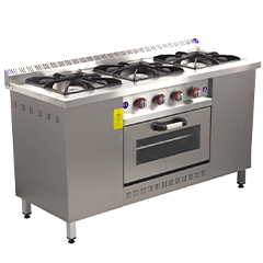 Gas Range 3 Burner, CE Certified, 150x60x85 cm - MUTBEX