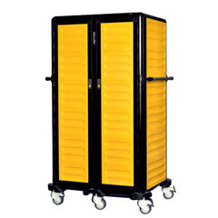 Gastrolley Dual Gn Pan Transport Trolley 150, 2 Sides+Back Cover+Door - Gastrolley