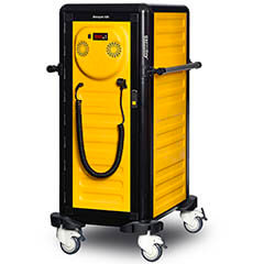 Gastrolley Single Hospital Tray Trolley, 14 Shelves, Heated+Neutral - Gastrolley