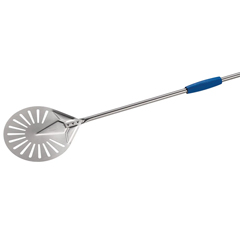 Gi Metal I-23F/75 Delikli Küçük Pizza Çevirme Küreği, 23x23 cm - Gi-Metal