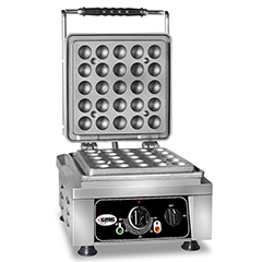 Gmg KGW 07 L Lokmia L Waffle Makinesi, Tekli, Sabit Plakalı, Teflon Kaplamalı - Gmg