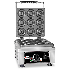 Gmg KGW 09 Donut Waffle Makinesi, Tekli, Sabit Plakalı, Teflon Kaplamalı - Gmg