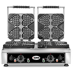 Gmg KGW 24 Tiamo Kalp Waffle Makinesi, Çiftli, Sabit Plakalı - Gmg