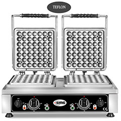 Gmg KGW 27 S Lokmia S Waffle Makinesi, Çiftli, Sabit Plakalı, Teflon Kaplamalı - Gmg