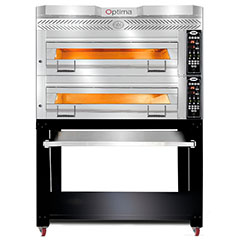 Gmg Optima PB2T-128 Elektrikli Pasta Börek Fırını, 2 Katlı, Alt Standlı, 124x84x18 cm x 2 - Gmg