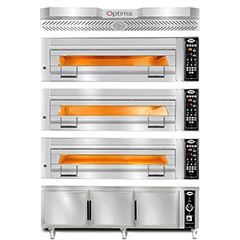 Gmg Optima PB3M-128 Elektrikli Pasta Börek Fırını, 3 Katlı, Mayalama Kabinli, 124x84x18 cm x 3 - Gmg (1)