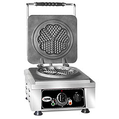 Gmg WE 01 M Çiçek Waffle Makinesi, Tekli, Değiştirilebilir Plakalı, 16,5 cm - Gmg