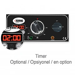 Gmg WE 02 Bruxel Waffle Makinesi, Çiftli, Değiştirilebilir Plakalı - Gmg (1)