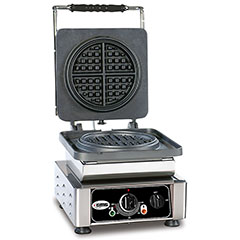 Gmg WE 06 Yuvarlak American Waffle Makinesi, Tekli, Değiştirilebilir Plakalı - Gmg