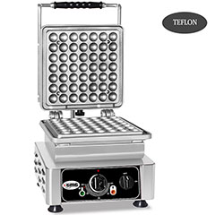 Gmg WE 07 S Lokmia S Waffle Makinesi, Tekli, Değiştirilebilir Plakalı, Teflon Kaplamalı - Gmg