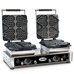 Gmg WE 24 Tiamo Kalp Waffle Makinesi, Çiftli, Değiştirilebilir Plakalı - Gmg