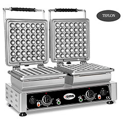 Gmg WE 27 S Lokmia S Waffle Makinesi, Çiftli, Değiştirilebilir Plakalı, Teflon Kaplamalı - Gmg