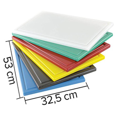 Gnç Corrugated Polyethylene Cutting Board, 2 cm Thickness, 32.5x53 cm, Brown - 2