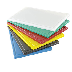 Gnç Corrugated Polyethylene Cutting Board, 2 Thickness, 25x40 cm, Blue - 1