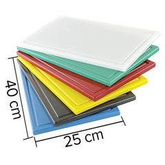 Gnç Corrugated Polyethylene Cutting Board, 2 Thickness, 25x40 cm, Blue - 2