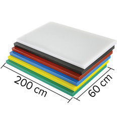 Gnç Polietilen Levha, Kesme Tahtası, 4 cm Kalınlık, 60x200 cm, Sarı - 2