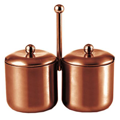Groovy 2-Piece Spice Set, Copper - Biradlı