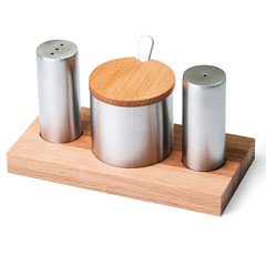 Groovy 3-piece Salt Shaker Spice Set - Groovy