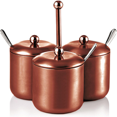 Groovy 3-piece Spice Set, Copper - Biradlı