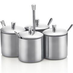 Groovy 4-piece Spice Set, Shiny - Groovy