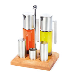 Groovy 5-piece Salt and Oil Set, 180 Cc - Groovy