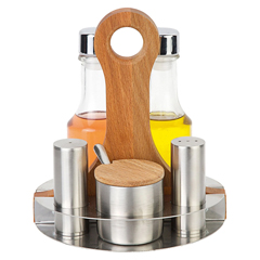 Groovy 5-Piece Salt and Spice Set, 130 cc - Groovy