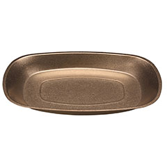 Groovy Açık Büfe Retro Sunum Tabağı, Bakır, 25,5x16,5x2,4 cm - Groovy