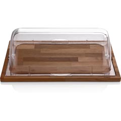 Groovy Ahşap Altlı Polikarbon Rolltop, Dikdörtgen, 58x37,5x18 cm - Groovy