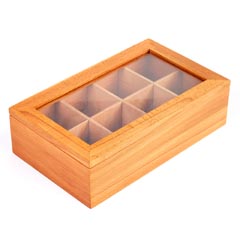 Groovy Ahşap Gözlü Çay Standı, 17x29x7,5 cm - Groovy