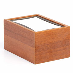 Groovy Ahşap Yatay Peçetelik, Venge-Ceviz - Groovy